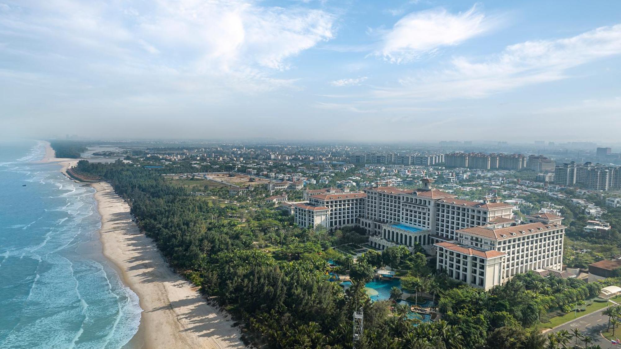 Hotel Hilton Haikou Meilan Exterior foto